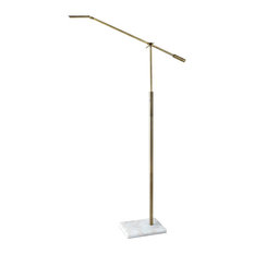 Adesso 4129 Vera Single Light 61" High Integrated LED Boom Arm Floor Lamp