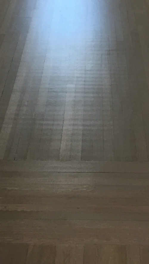 Help! Waves in refinished wood floor!