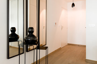 Idées déco pour une entrée contemporaine.