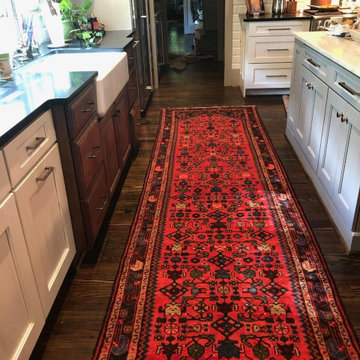 Our Persian Rug brings life into this kitchen work space!