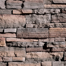 Coronado Stone Products - Coronado Weathered Edge Stone Veneer - Color: Coal Canyon - Faux Stone Veneer - Siding And Stone Veneer