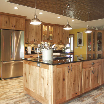 Rustic Butternut Kitchen