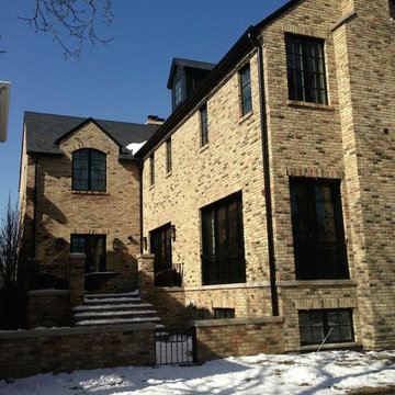 Single Family Home Built with Recycled Milwaukee Cream City Brick