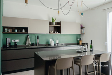Foto di una cucina minimal