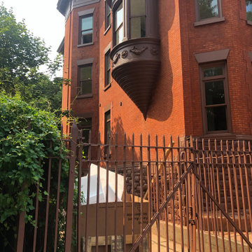 Brick pointing work