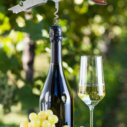 Epicureanist Dark Wood Double-Hinged Corkscrew - Wine And Bottle Openers