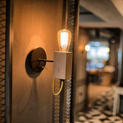 End&uuml;striyel Ahşap Aplik - Wall Sconces