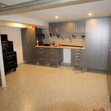 Garage cabinets and workbench