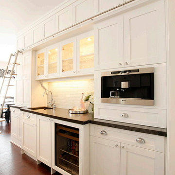 Painted Maple Kitchen Cabinets