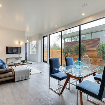 Austin Modern New Construction - Hand Scraped Alaska White Oak