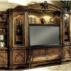 AICO Furniture - Tuscano Entertainment Wall Unit - 3409ENT - Home Office Accessories