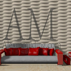 Alex Mouldings & Design Group - 3D wave brik d&eacute;cor, Thornhill - Wall Decor