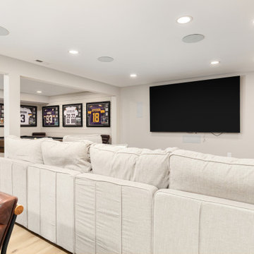 Carpers Farm Basement Renovation in Vienna, Virginia