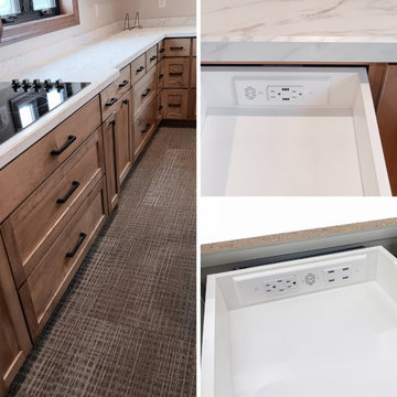 Kitchen In-Drawer Charging Outlets