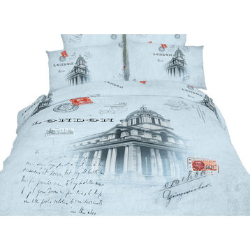 Quit/Duvet Cover Bedding Sheets Set Novelty Design by Dolce Mela, London , King