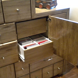 Custom CD storage cabinet - Products