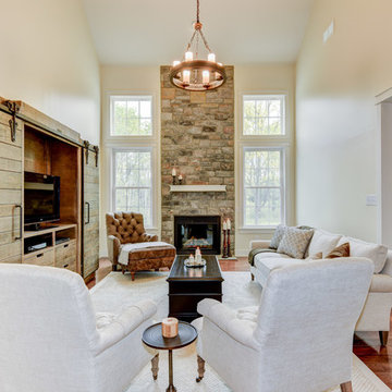 Understated Rustic Elegance in an Open Concept Family Room & Kitchen Project