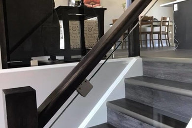 Staircase - transitional staircase idea in Calgary