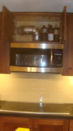 Wall on sale venting microwave