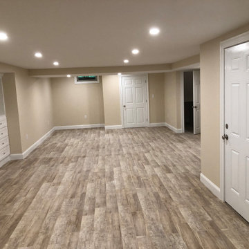Comprehensive Basement Finishing and Custom Storage by Sun Shore Construction