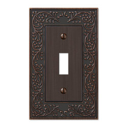 English Garden Aged Bronze Switchplate - Switch Plates And Outlet Covers