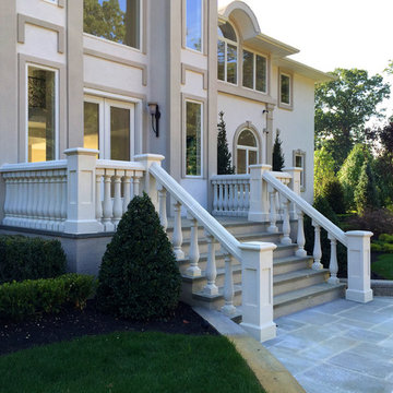 Concrete Balustrade For Front Entrance & Stairs