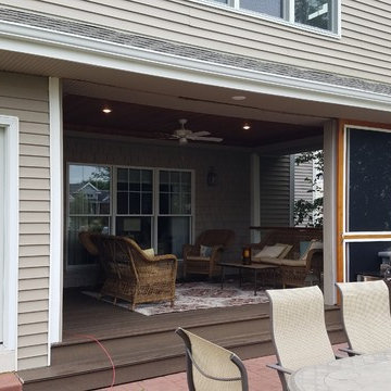 Wide open screen porch