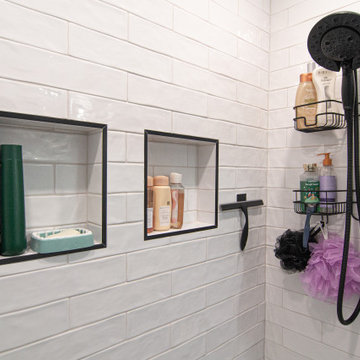 Traditional Style Master Bath With Walk-In Shower & Stand Alone Tub