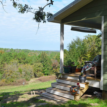 Recycled Greenhouse in Piny Woods of Texas