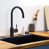 Design House 595678 Eastport II 1.8 GPM 1 Hole Kitchen Faucet - - Matte Black