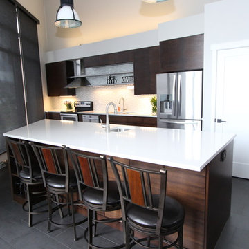 Quarter-Sawn Walnut Kitchen
