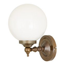 CLOGHAN MODERN GLOBE WALL LIGHT - Wall Lights