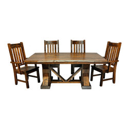 The Prairie Homestead Table with leaves - Dining Tables