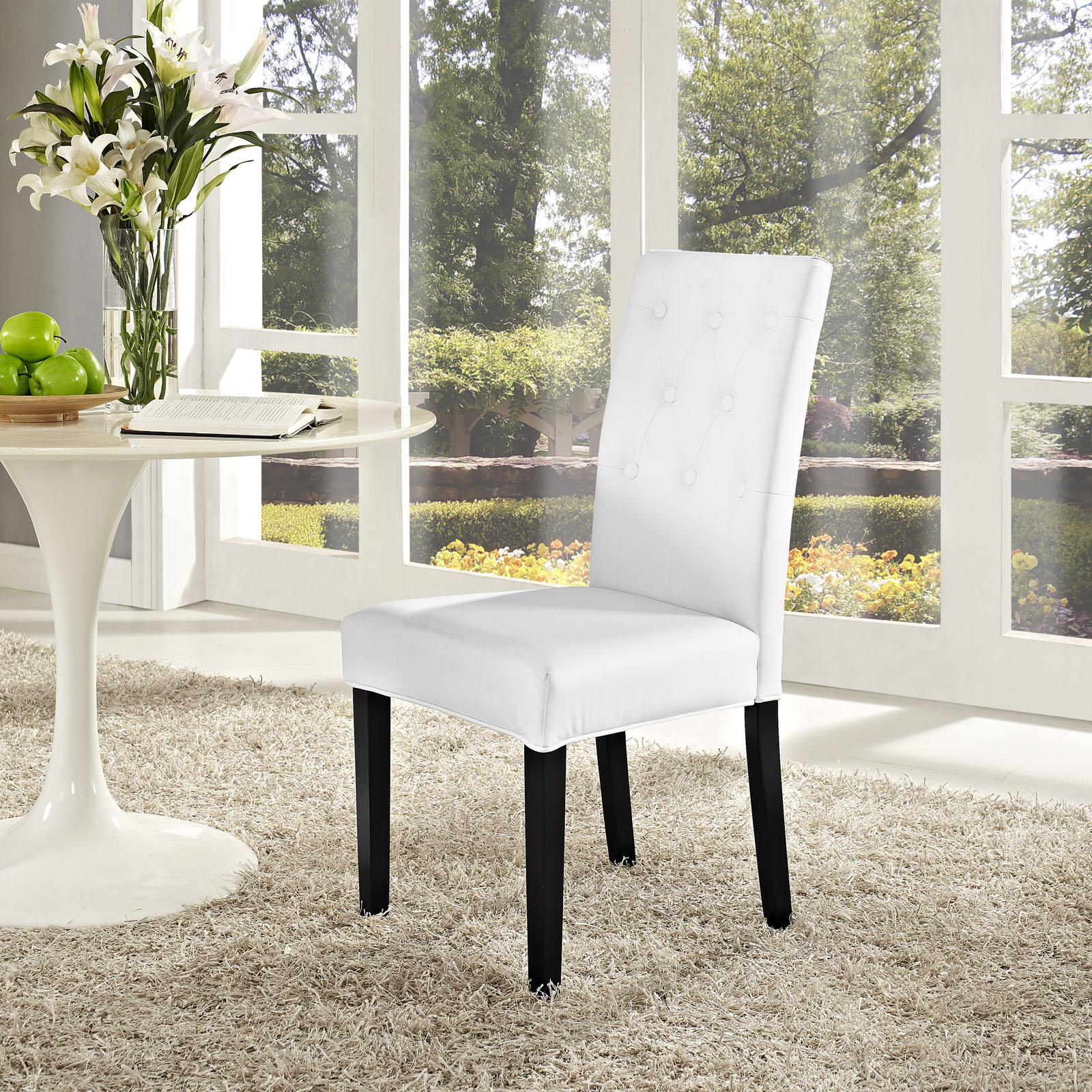 Restaurant Tables and Chairs, "Eduard" Leather Restaurant Chair - Transitional - Dining Chairs ...
