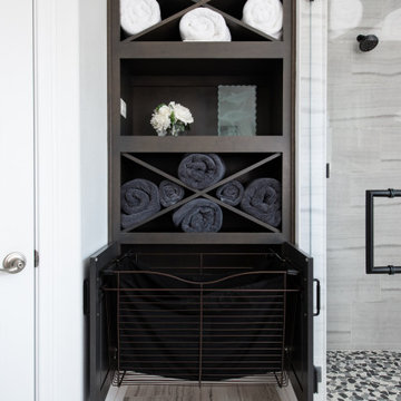Pull-out Hamper Built Into Cabinetry