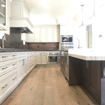 Revere Pewter custom kitchen for multi-generation living