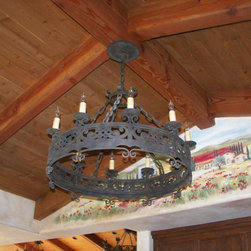 CH-148 Hand Made Iron Chandelier - Chandeliers