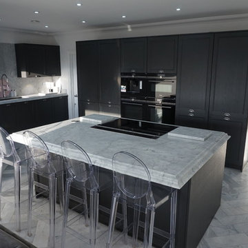 Solid Oak Caneo Grey Shaker Bolero kitchen