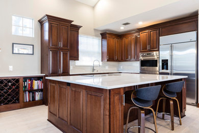 This is an example of a classic kitchen in Orlando.