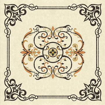 Waterjet Medallion for Lobby of various house
