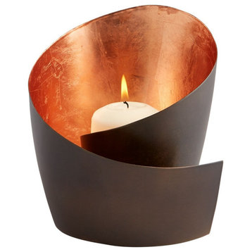 6.25 Inch Candleholder-Copper Finish - Candle Holders - 182-BEL-2030408