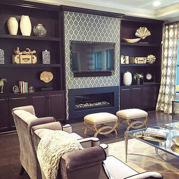 Casablanca Stenciled Family Room