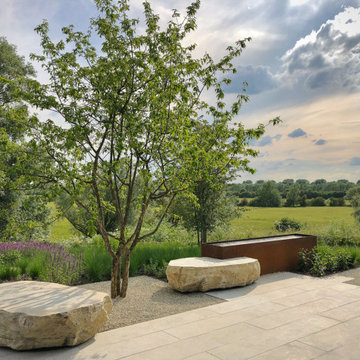 Modern Country Garden in Cambridgeshire