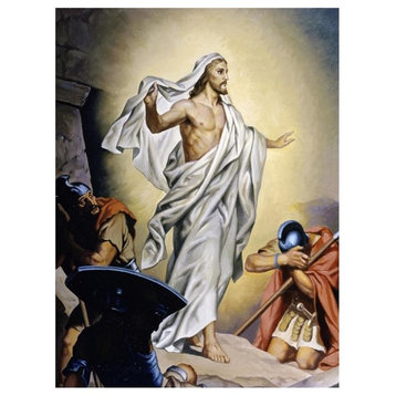 "The Resurrection of Jesus" Digital Paper Print by Heinrich Hofmann, 18"x24"