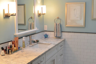 Transitional bathroom photo in Other