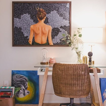 art studio styling and de-cluttering project