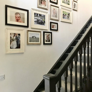 Hallway gallery wall