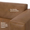 Rex Right-Arm Sofa Module, Caramel Brown