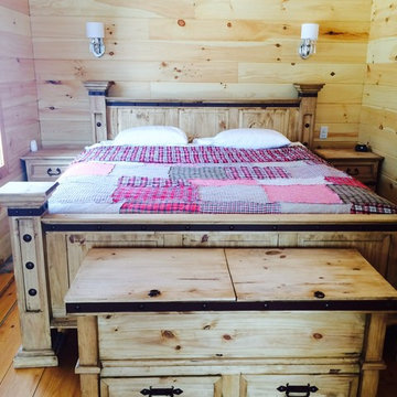 Solid wood cabin refurnishing
