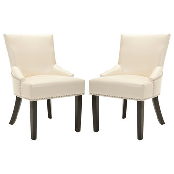 Safavieh Lotus Side Chairs, Set of 2, Flat Cream
